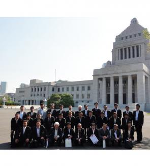 直嶋参議院議員との懇談(政治活動セミナー)